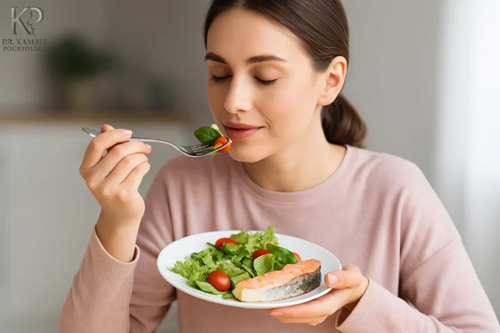 تغذیه مناسب هفته اول بعد از رینوپلاستی