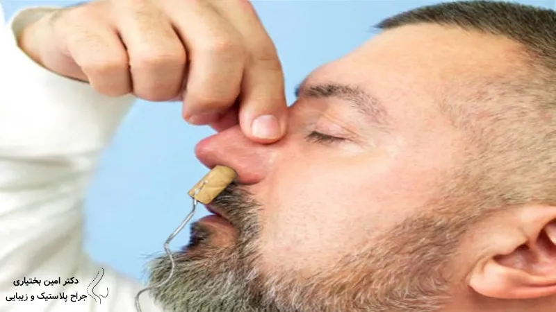 تاثیرات منفی استفاده از تامپون بینی بعد از عمل بر فرآیند بهبودی