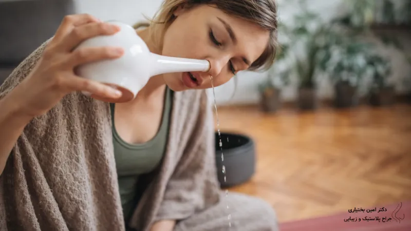 تفاوت بخور با شست‌وشوی بینی بعد از جراحی