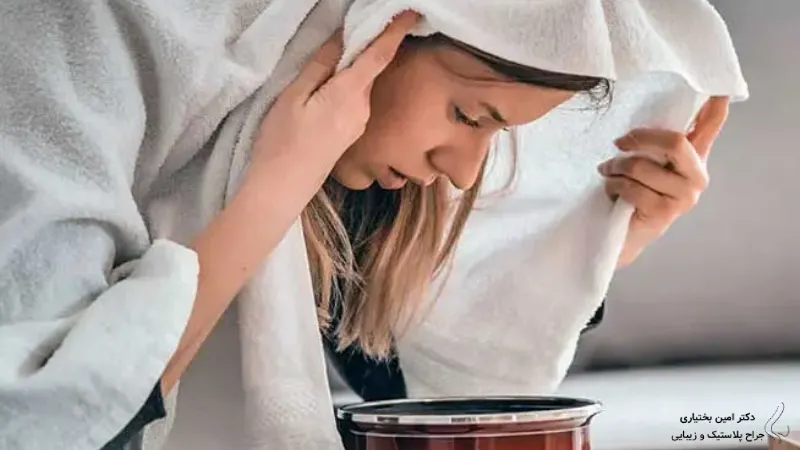 عوارض و خطرات احتمالی استفاده از بخور بعد از عمل بینی